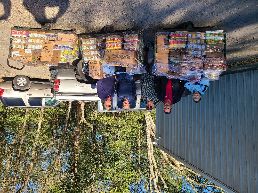 Today the Walterboro Elks Lodge was able to pick up Food for the Local Food Pantries in Walterboro. St Anthony’s Catholic Church, Good Shepherd Lutheran Church, and In His Name Ministries. This was our Spotlight Grant. It was a real joy and a good feeling that we were able to do this.

I want to thank Ms. Denise-Godley Givens for writing up the Grants and sending them to the Grand Lodge.  She knows how to write them up and get money back. 

I want to Thank Ernest Enfinger, Paul Turner, Bob Tiegs, Betty Enfinger, Robert Baggett, Mary Jo Fox, Denise-Godley Givens and Paul Pye for Volunteering their time this morning. 
