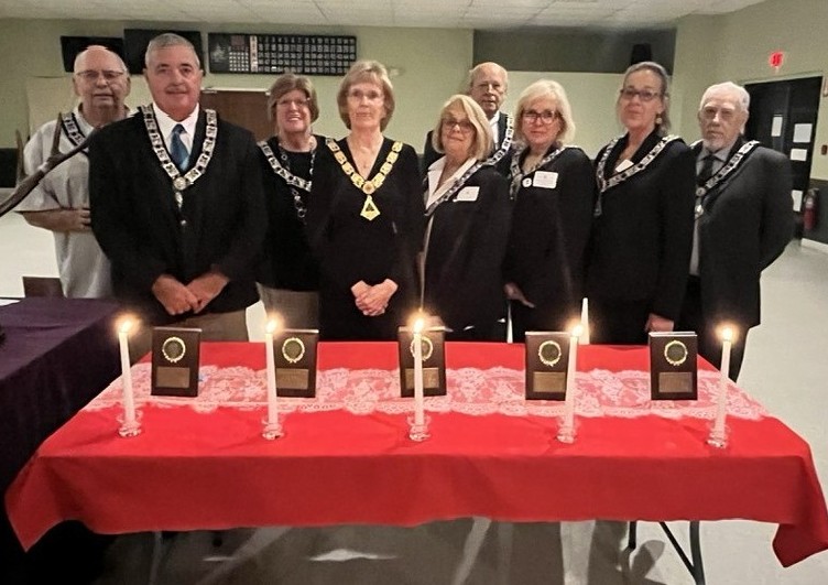 The Walterboro Elks Memorial Service Dec 4th. To Our Absent Members Roy Long, Gene Rhodes, Eunice Howard, KC Campbell and “Chumpy” Yvonne Penfield.
