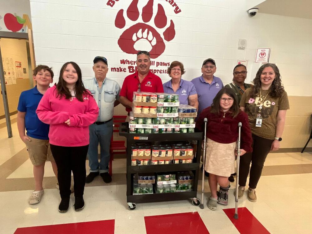 Today, Walterboro Elks Lodge #1988 Bingo delivered $500 worth of canned goods for Bells Elementary’s Blessing Box. We are so thankful to our volunteers & Bingo Players that make this possible!