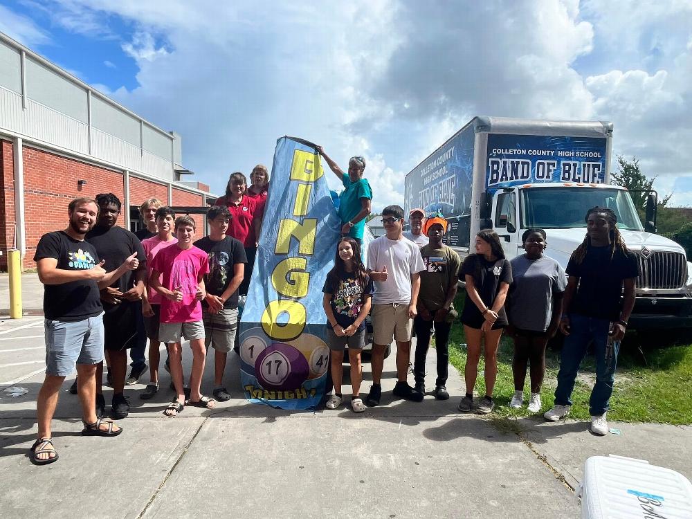 It is a great day for Walterboro SC Elks Lodge Bingo!! Thank you to all the people that support Bingo & our wonderful volunteers!! The CCHS Band of Blue is so thankful for the bottled water!!!