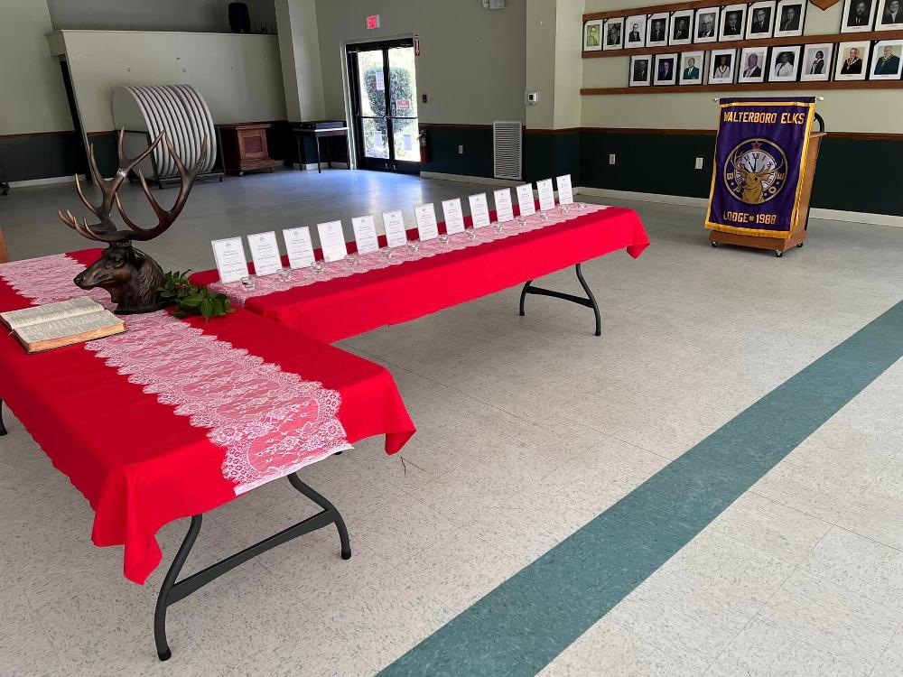 We were honored yesterday to Remember Our Absent Members.