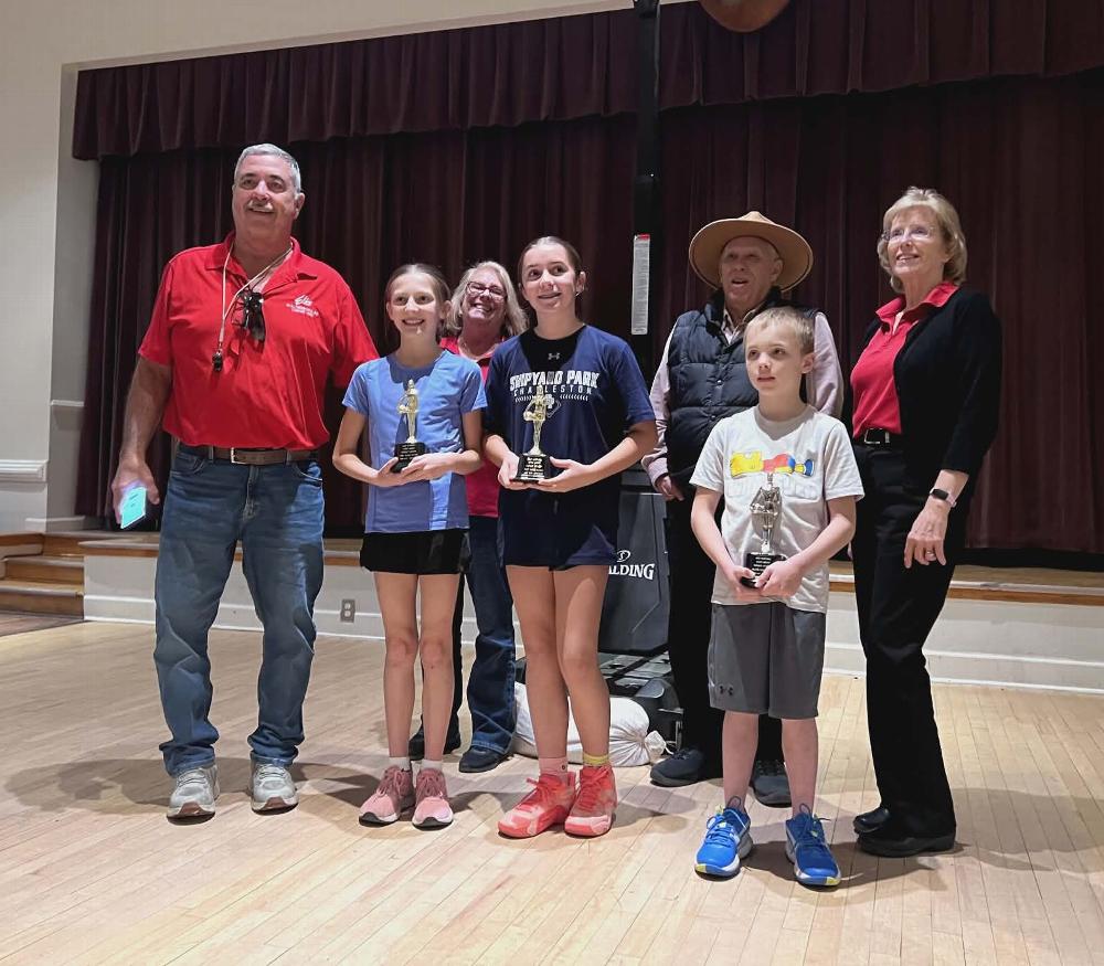 On the 15th of February 2026, we had 3 Kids from Walterboro that represented the Walterboro Elks Lodge in Charleston at the District Hoop Shoot.

Girls 10 11-year-old Cameron Kinard took First Place
Girls 12 13-year-old Jordyn Hersey took First Place
Boys 8 9-year-old Ivan Withrow finished 2nd
They had a great time competing with the other kids in the district. Cameron and Jordyn will advance to the State Hoop Shoot in Orangeburg on the 1st of March 2026
I want to thank the members that went to Charleston to support our Lodge.
Left to right photo

Angus Patterson, Beth Carpenter, Ernest Enfinger, Rhonda McDonald
not in picture: Donna Miller and Betty Enfinger

I want to thank everyone who came out to help this year. I want to thank the parents for their support. We will have the next Local Shoot in the Mouth of January 2027. 
Again, Thank You 
Angus Patterson Hoop Shoot Coordinator 
