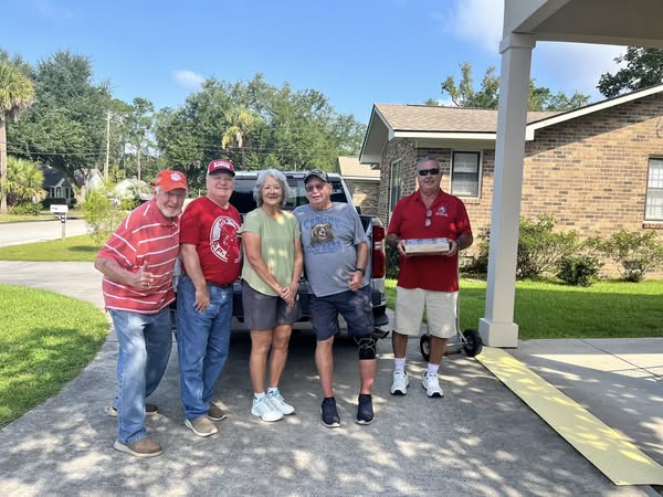 Today is a great day to be a part of Walterboro Elks Lodge #1988. We delivered $1000 worth of food items to Good Shepherd Lutheran Church. Thank you to everyone that donated $5.00 to ENF(Elks National Foundation)! This event was part of our Spotlight Grant we received because of your generosity. Thank you to all that helped today: Charles Rister, Paul Turner, Lessie Snead, Angus Paterson, Bob Tiegs, & Mary Jo Fox. ♥️