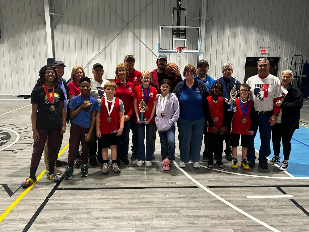 Report from the Hoop Shoot
The numbers of Kids were down this year. We have 3 Kids that will be going to the District Hoop Shoot on the 16th of February 2025 @ the Charleston Lodge. Ava McDonald, Jacob Williams and Crye Plater.
I want to Thank everyone who came out to help this year. It was a great showing of members.
I'm looking at the Middle of January for next year's Hoop Shoot. So, start talking to you kids and grandkids about coming out. Ages 8 - 13.
Again, Thank You