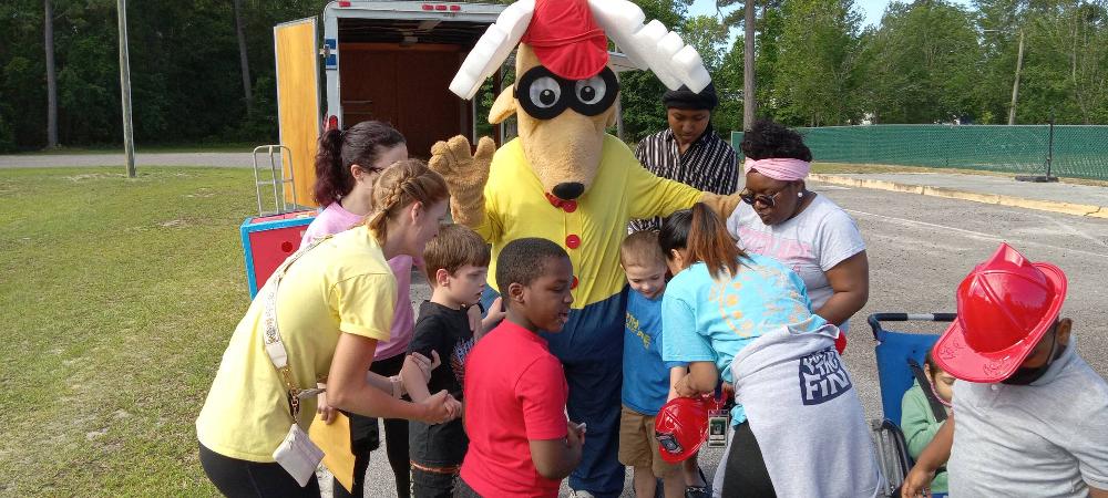 I want to thank Angus for showing up with the Elks Drug Awareness trailer. Also a big thanks to Elroy for showing up. Elroy always make a hit with the youths. I would like to thank John Koger and our new Trustee, Richard Gest for helping with the Drug Awareness literature.
