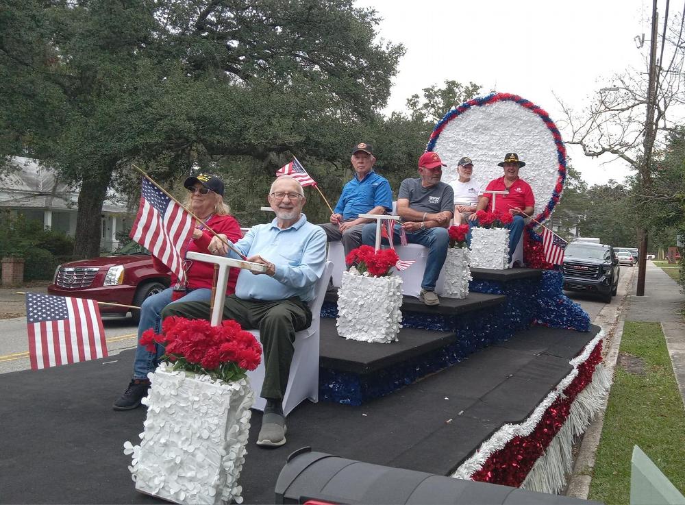 The Walterboro Lodge # 1988 Enter a Float, Elory and the Drug Awareness Trailer in the Veteran Day Parade. WE had around 20 members throughout the parade We want to thank all of the members who came out to see the parade.

