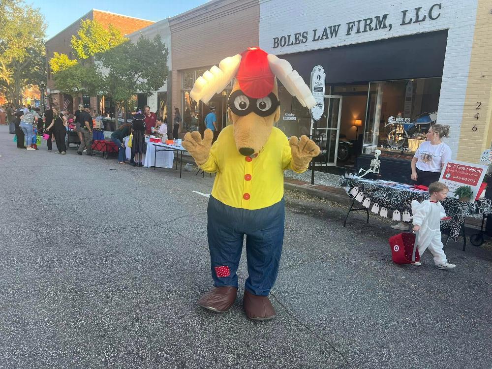 Elroy from the Walterboro Lodge # 1988 attended the First Thursday in Walterboro, SC. He enjoyed walking around and meeting people. 