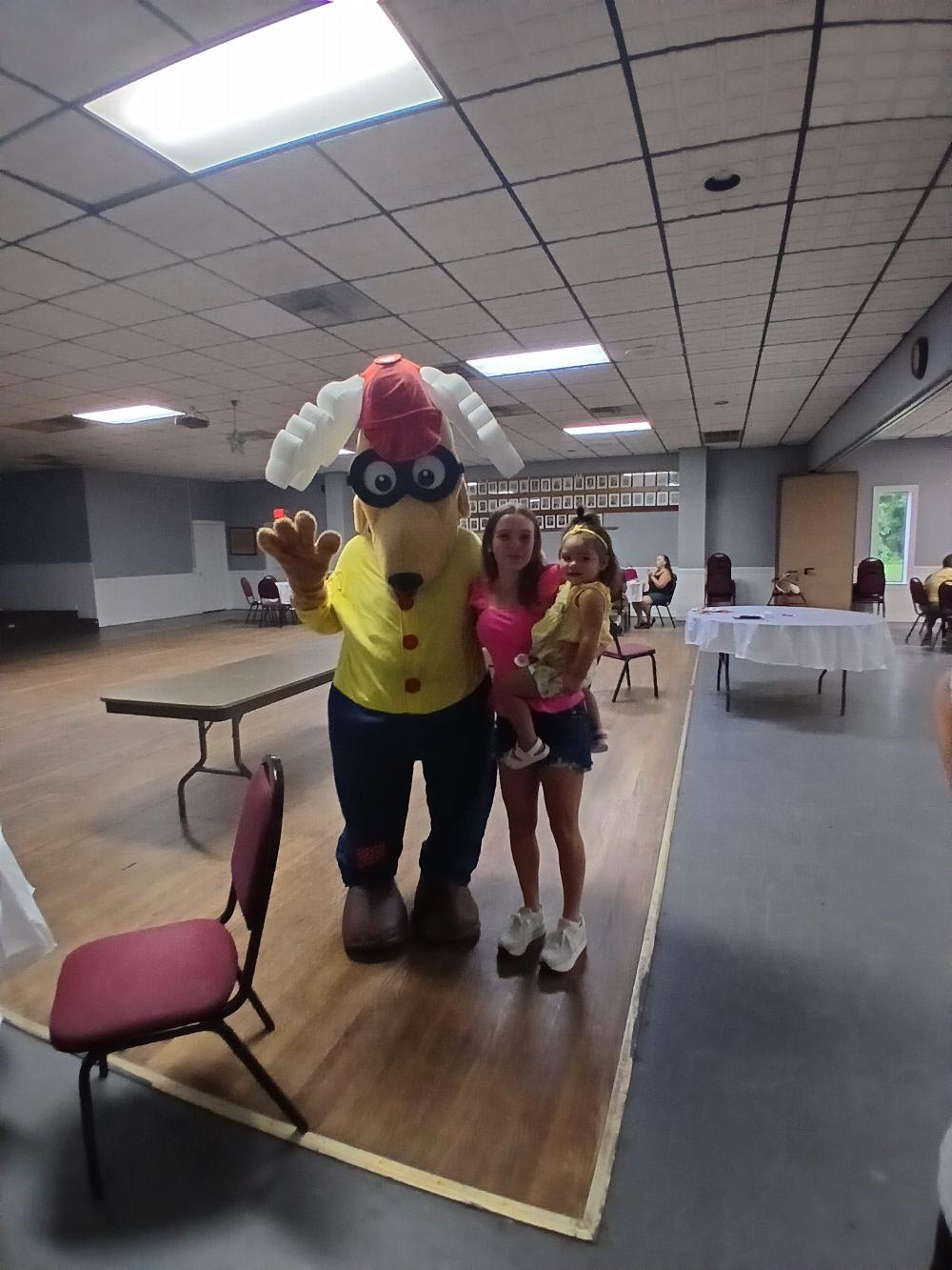 Elroy attended the Annual Picnic and Goat Drop yesterday at the Orangeburg Elks Lodge. It poured down rain so, the goats didn't go outside to poop. They had to put the tickets in the feed bucket and pulled out the winners. Elroy had a great time. Thank you, Orangeburg Elks, for the invite.