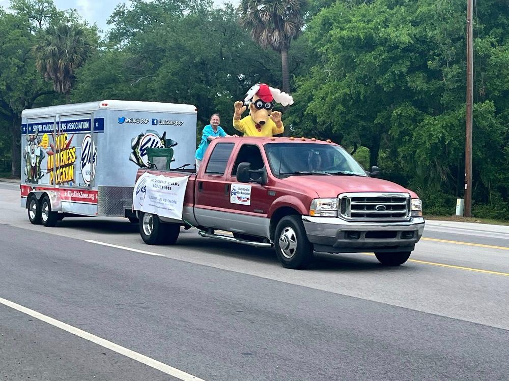 The Walterboro Elks Lodge attended the 2025 Rice Festival Parade. I want to thank Betty and Ernest Enfinger along with Angus Patterson (AKA Elroy)
