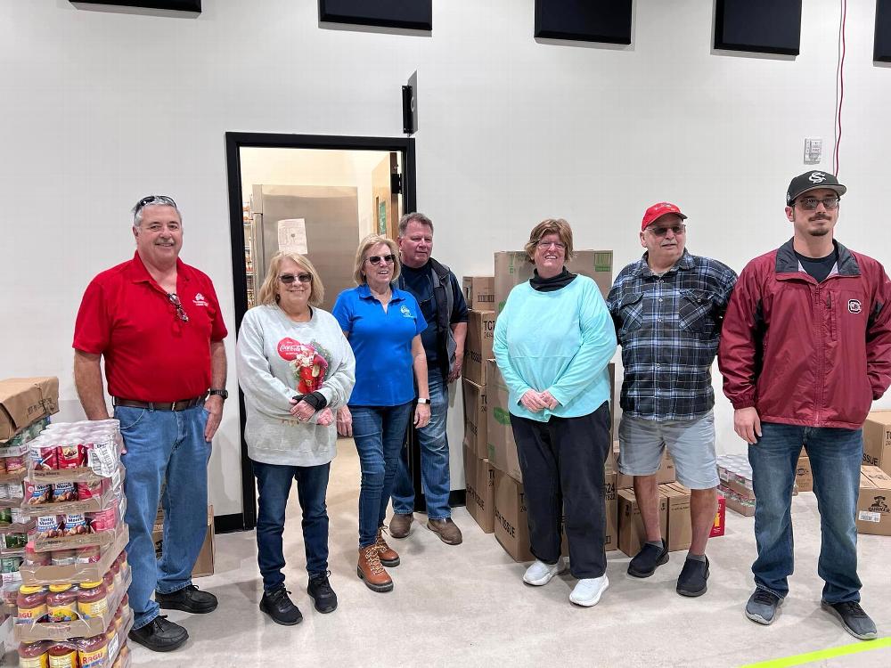 The Walterboro Elks would like to Thank the members and our Grant Coordinator Mary Jo Fox. With the $5.00 each member donates to ENF we were able to acquire the Gratitude & Spotlight Grant to purchase a substantial amount
 (3 pickup truck loads) of food for The Special Gathering. 
Elks Care Elks Share!