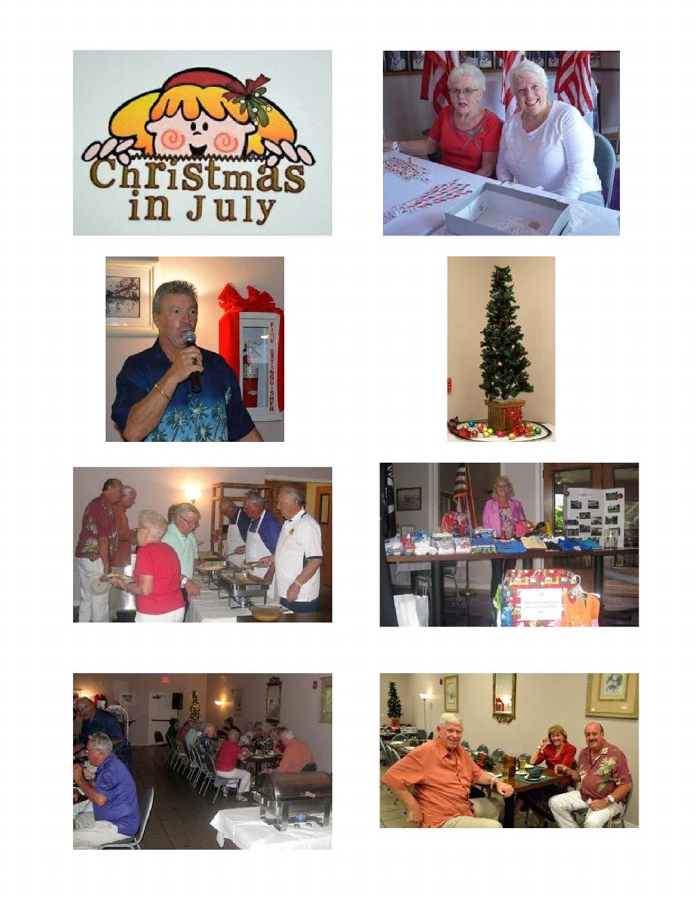 Christmas in July with profits going to Harry Anna Fund
