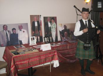 Bagpiper at ANDREW "SCOTTY" SMITH Service