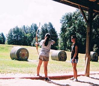 Archery Practice - Summer Camp 2011
