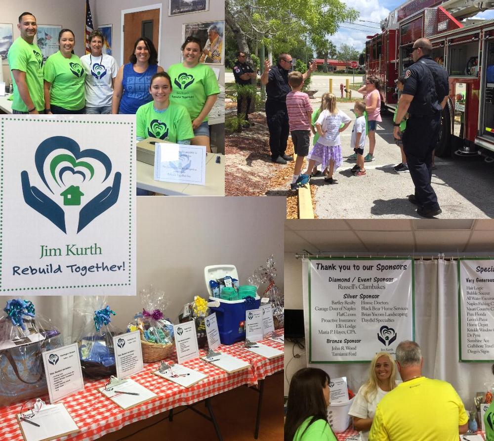 A benefit to help one of the victims in Golden Gate area who lost his business and home in the devastating fires in the area was held at the Naples Lodge 2010 facility, as volunteers collected donations and conducted a silent auction with other activities. The Naples Fire Fighters stood alongside their huge fire truck giving instructions on fire safety to an eager group of children...a great afternoon of service....thank you to all for supporting a worthy cause.

