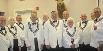 The Naples Lodge New Officers for 2014-2015 taken on April 7 taken by George Renner PER