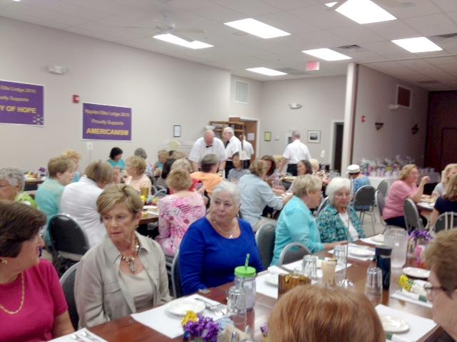 Church Luncheon at the Lodge with many Lodge Volunteers