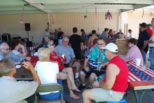 Members and Guests getting into the spirit of the 4th of July... 