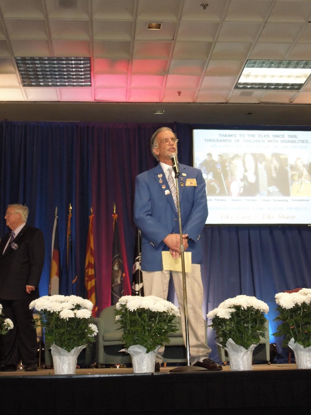 Exalted Ruler Rob DiGioia at State Convention