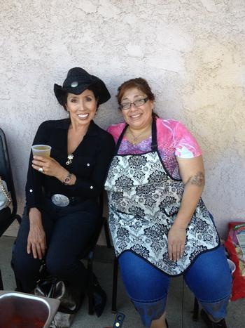 2013 Chili Cookoff Winners Tish Coffman and Linda Padilla. Donated their $500 first prize to Hope House in El Monte.
