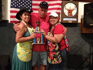 Tish, Bill and Linda. Third Place