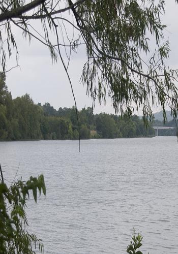 Looking west from behind Billy Gene's Restaurant, Kerrville