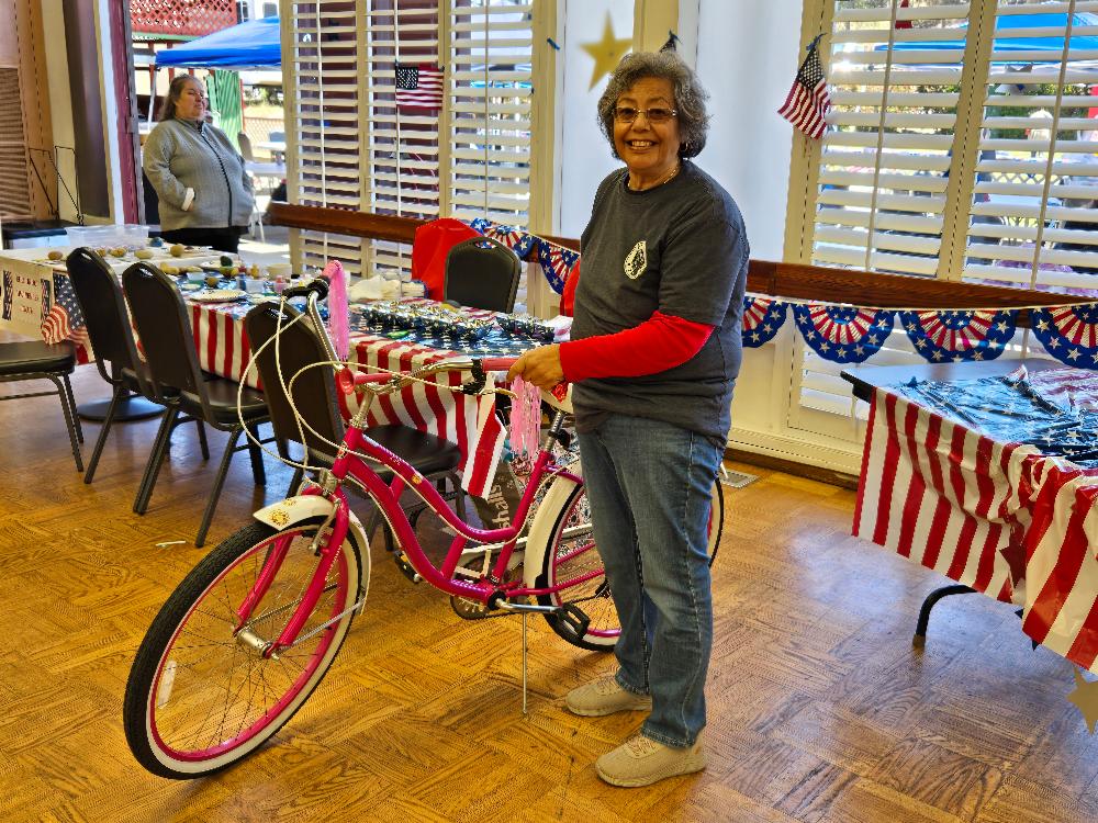 Prize winner of our vintage Schwinn bicycle