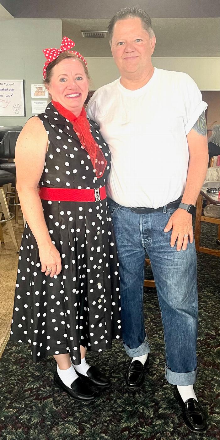 Shari and Todd brought the style to the Sock Hop
