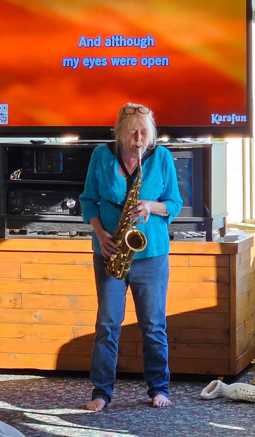 Our legendary bartender Jai King rocks the house with reeds and brass at The Local Taste with Depoe Bay Brewing Co.