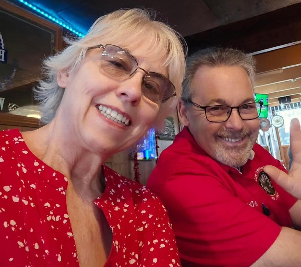 Jeri (left) and Dan Driver enjoy the good food, good fun, and good folks! Dan, our extraordinary bar manager, set up The Local Taste with Depoe Bay Brewing Co. Thank you!