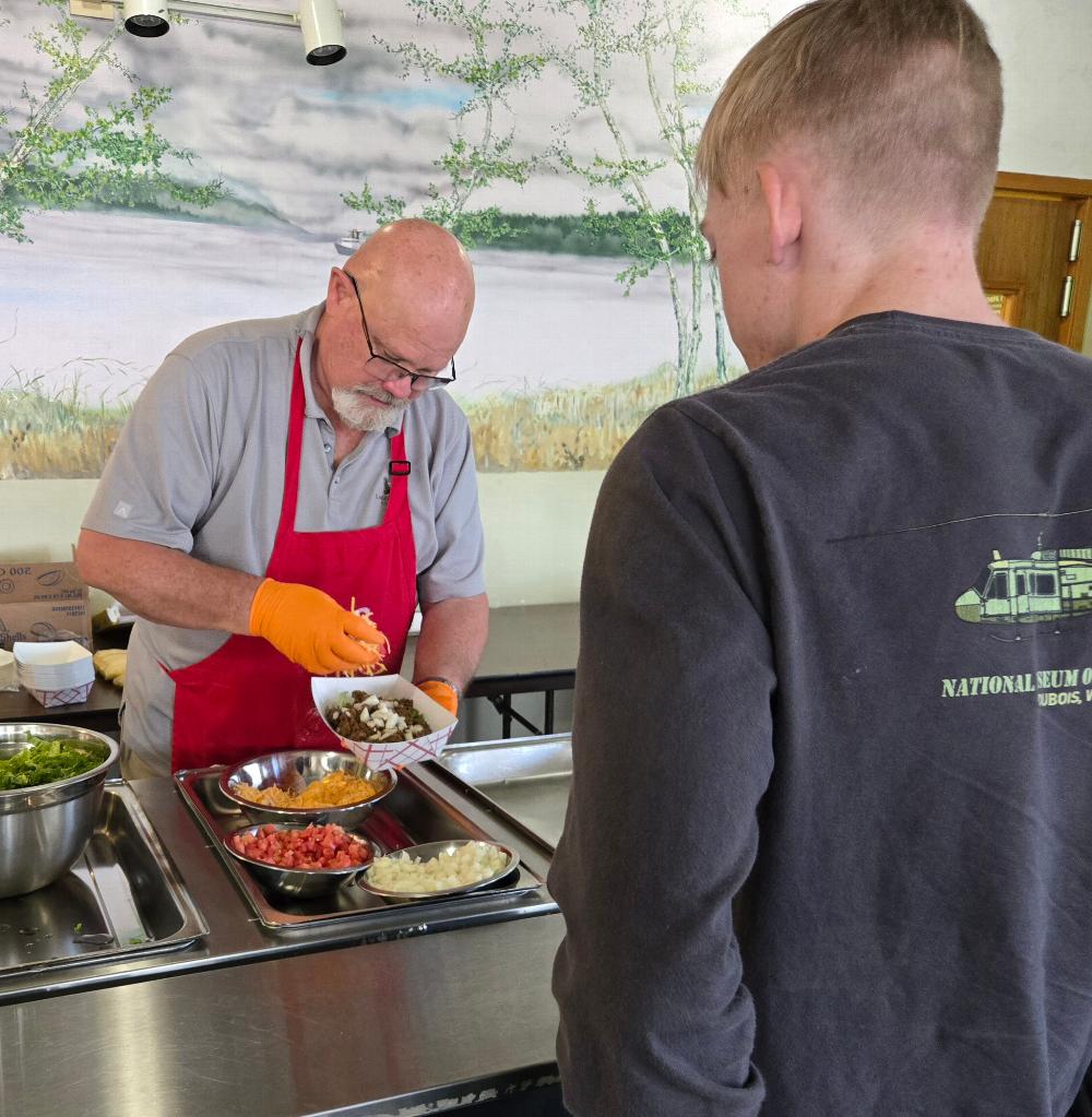 Past District Deputy Lanny Schulze serves up fresh and delicious tacos and taco salads at the lodge every Tuesday. Taco Tuesday is open to the public. Stick around for BINGO!