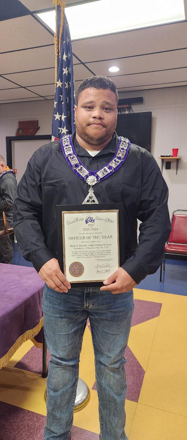 Brian Bennett
"Officer of the Year"