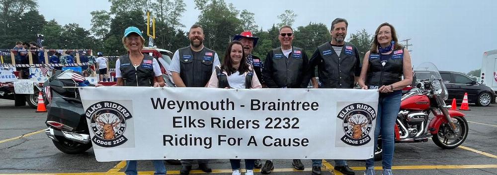 Elk Riders at the Braintree 4th of July Celebration