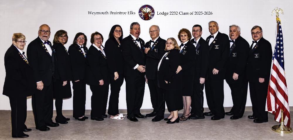 Weymouth Braintree Lodge  Officers for 2025-2026
 Jack Kennedy ER