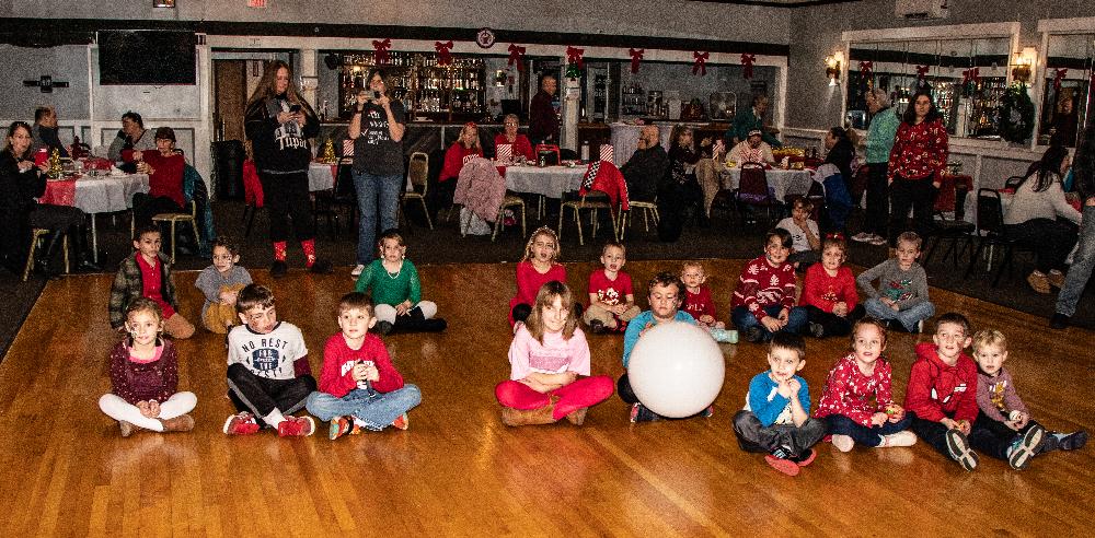 Patiently waiting for Santa to arrive