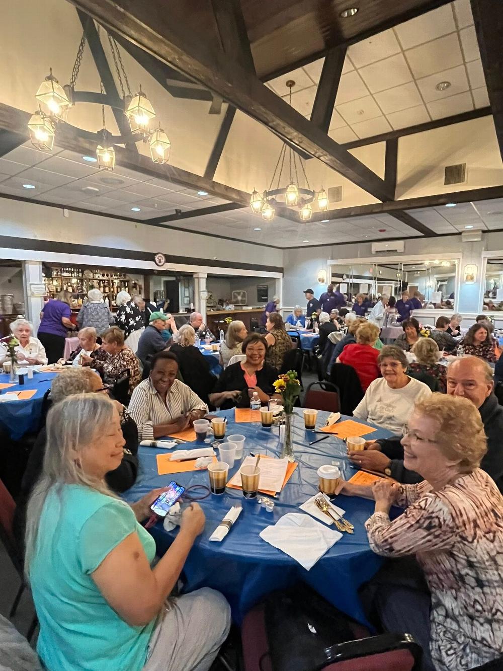 some of the guests at the Senior Luncheon