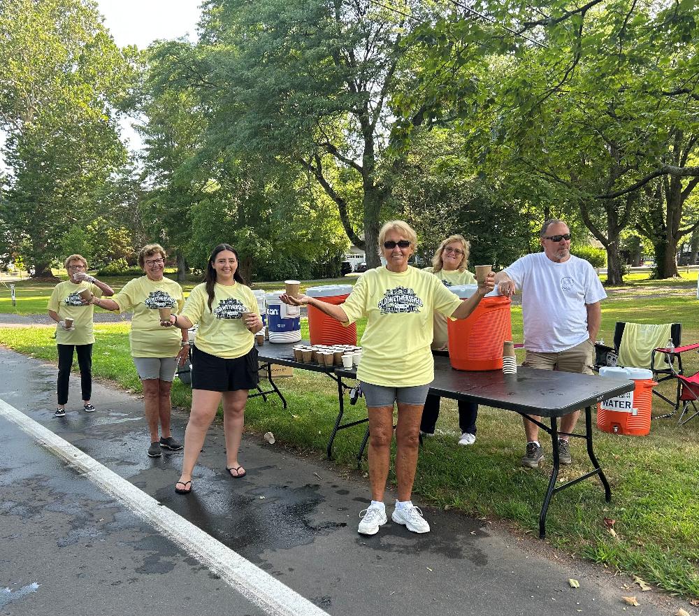 Old Wethersfield 5k & 10k Road Race Water Station 2025