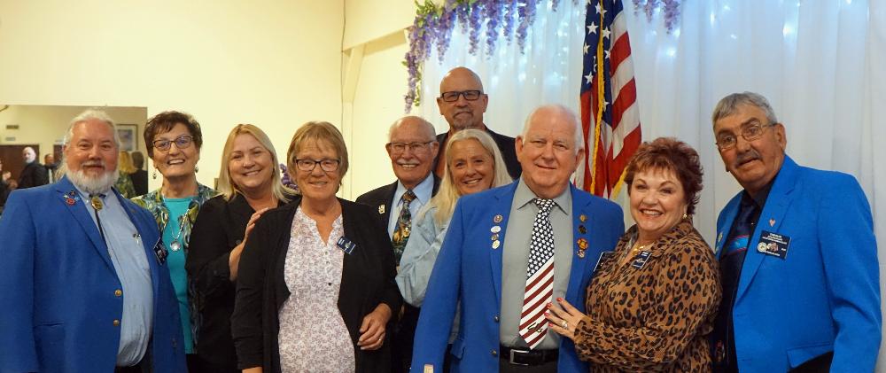 Association Vice President Dan Hoffman visit to Elks Paso Robles! 
Also shown in the photo is Dan's wife Sandy and to her right is Tom Silva Exalted Ruler Elks Paso Robles. 