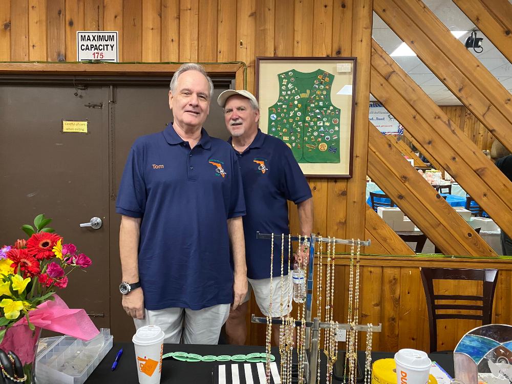 Quarter Auction - Members Frank Sellers PDD and Trustee Tom Follett