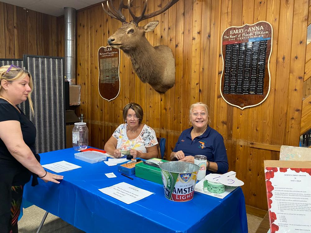 Donna and PER Kim at our Quarter Auction