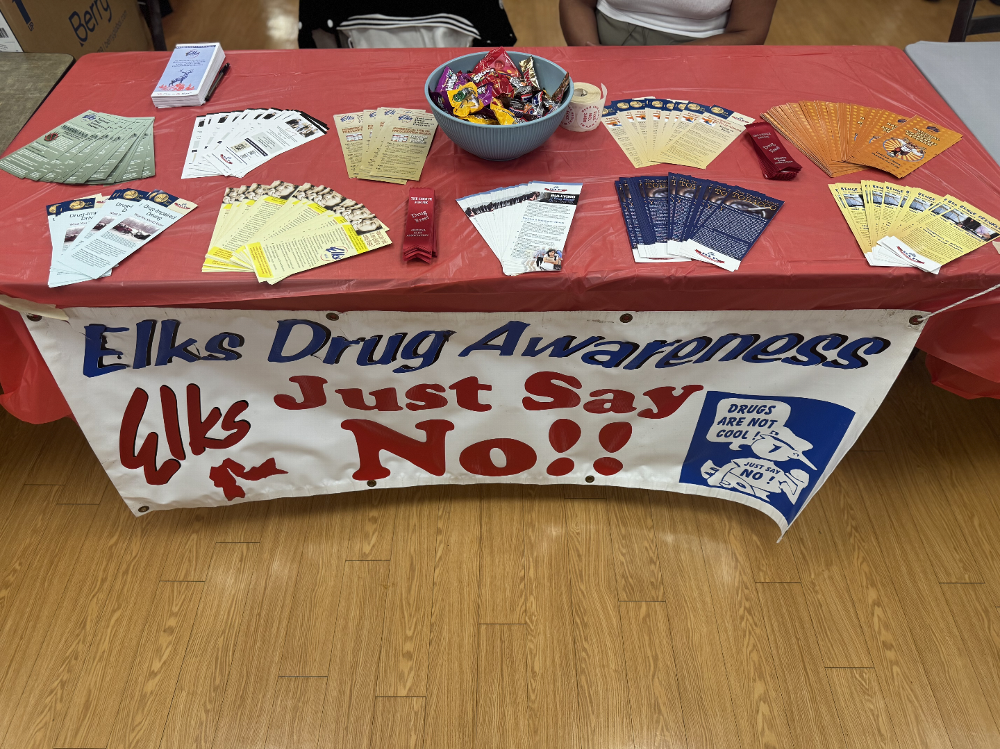 All set up and ready to go.