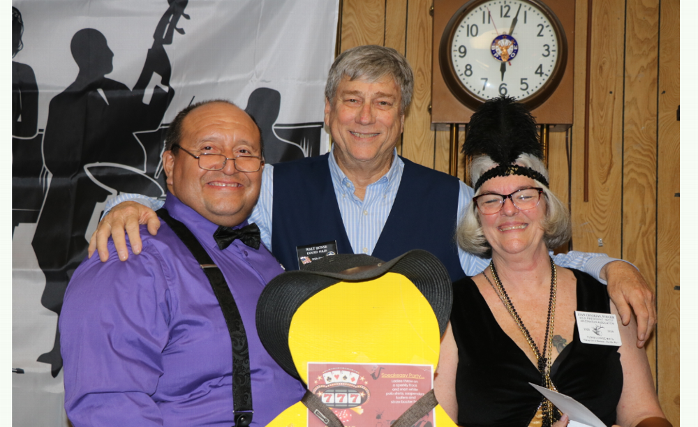 On Saturday July 19th AEA West VP Joan Cendejas and Gentleman Antonio Cendejas attended the Bullhead City Elks Casino Night! Fun was had by all and $1200 was raised and donated to the AEA Major Projects. Pictured left to right; Gentleman Antonio Cendejas, ER Walt Honse and AEA West VP Joan Cendejas.