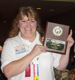 Cindy Allen - All American Lecturing Knight, 2004