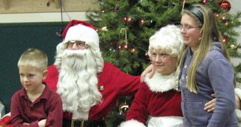 Santa & Mrs. Clause with 2 friends
