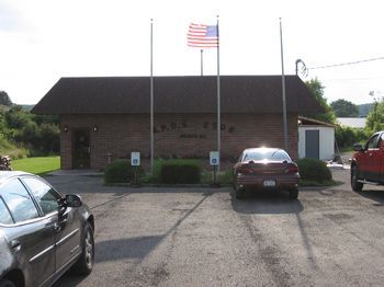 Front of Lodge while new Cooler Addition was still under construction.