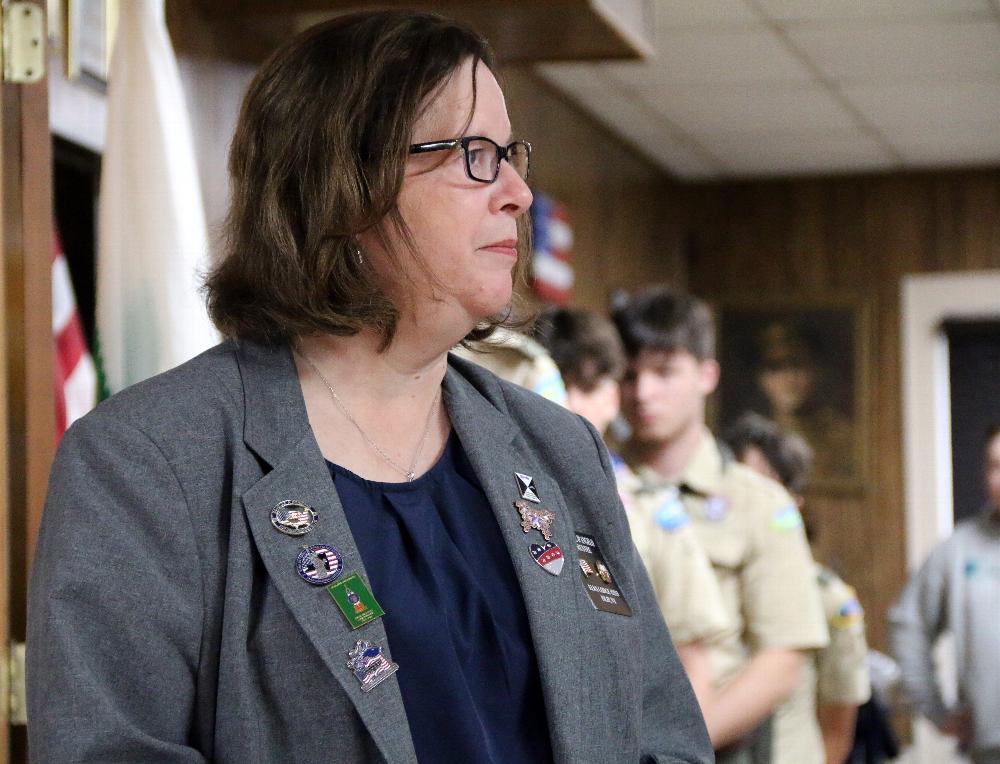 3 Year Trustee Luanne M. D'Angelo at the 2025 Flag Day Ceremony 