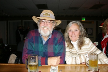 PER Mike Enright and his wife Michelle at the Adult Christmas Party held at the lodge December 17, 2010.  Fun was had by all!