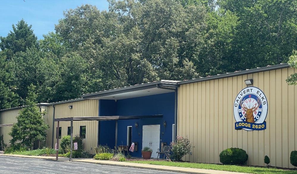 Fresh new face of the Calvert Elks Lodge!  Thank you Rich!