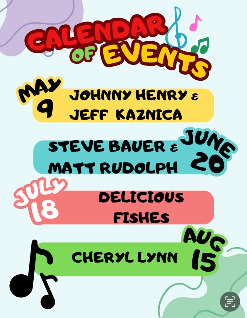 Upcoming Events Summer 2025